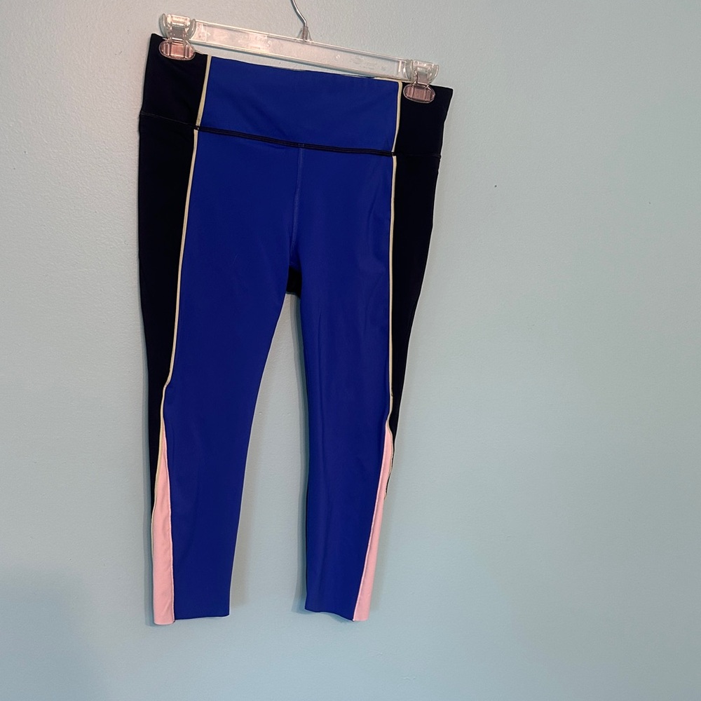 Women Blue and Green Leggings